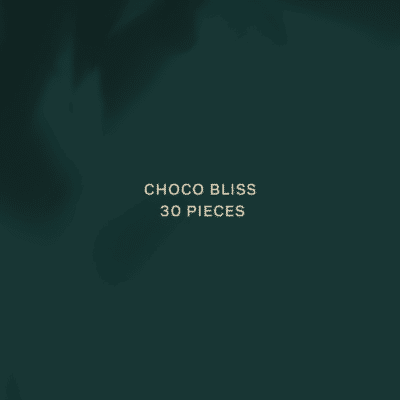 Mockup verpakking - Choco Bliss 30 stuks - engels